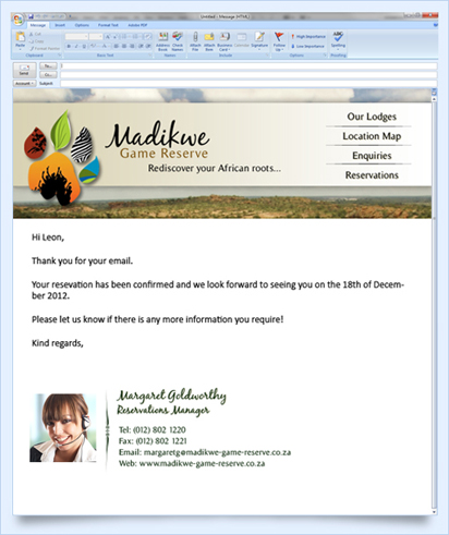 Outlook Template